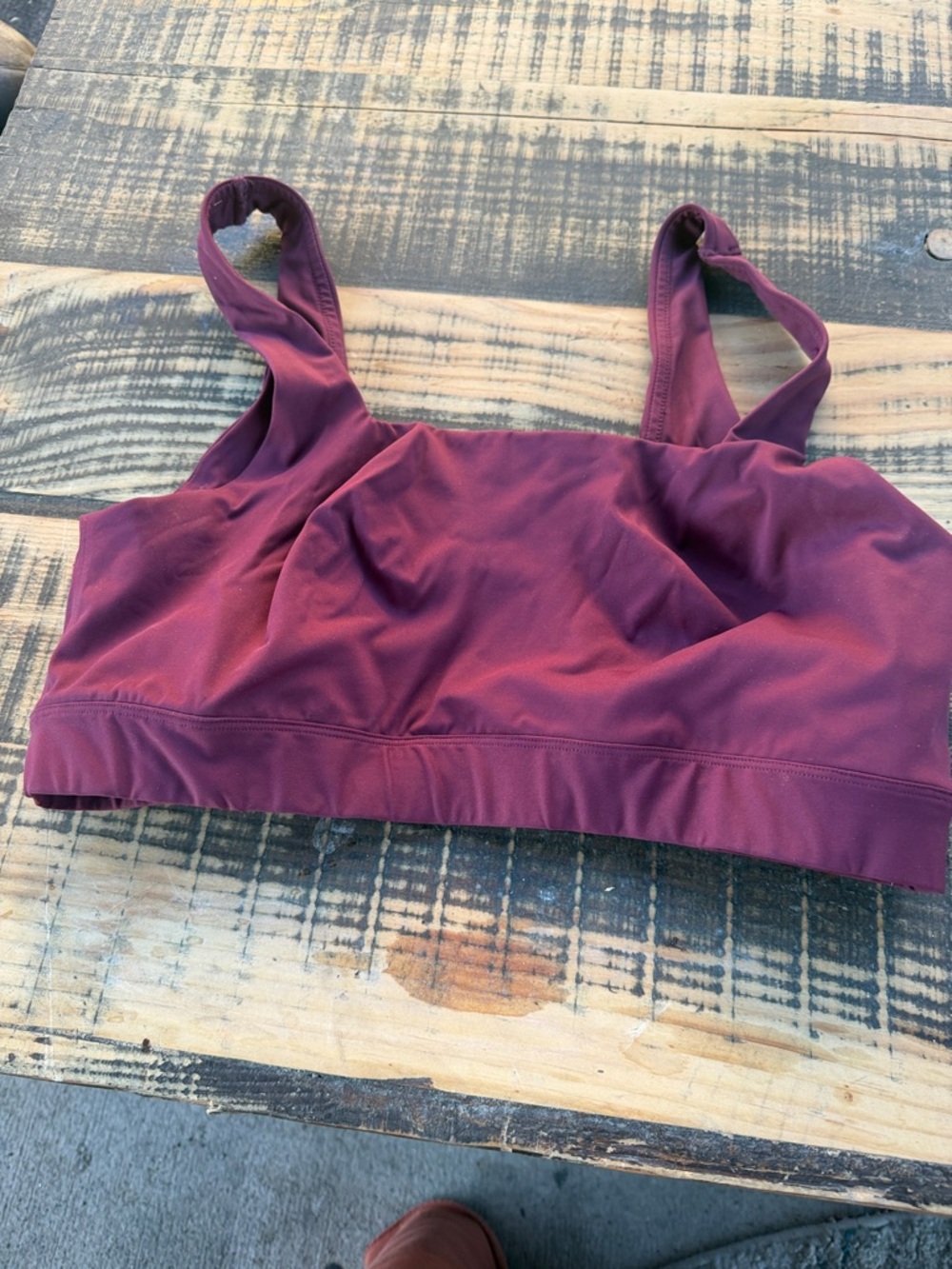 YITTY Plum Supportive Bikini Top - Deep Plum